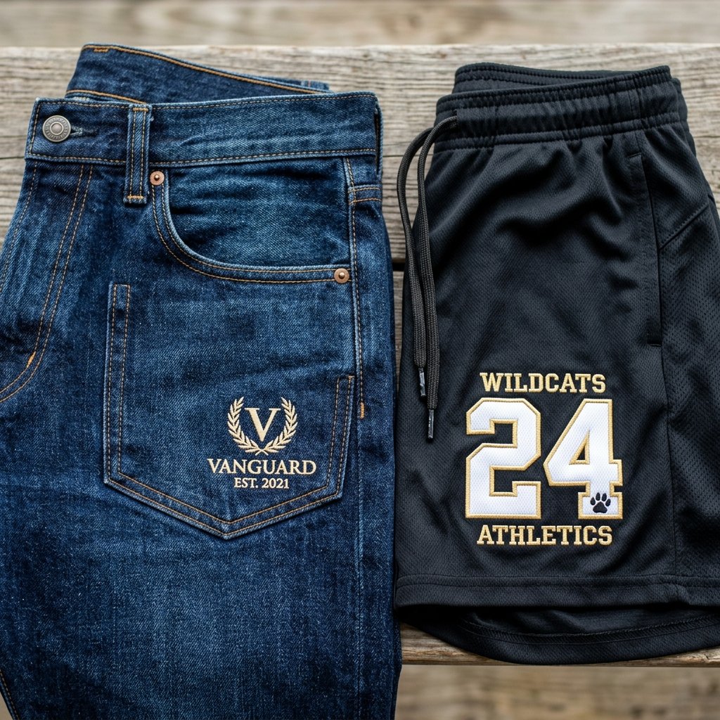 Pantalones, shorts y ropa deportiva personalizada con bordado digital en Juchitán de Zaragoza — Bortex Bordados